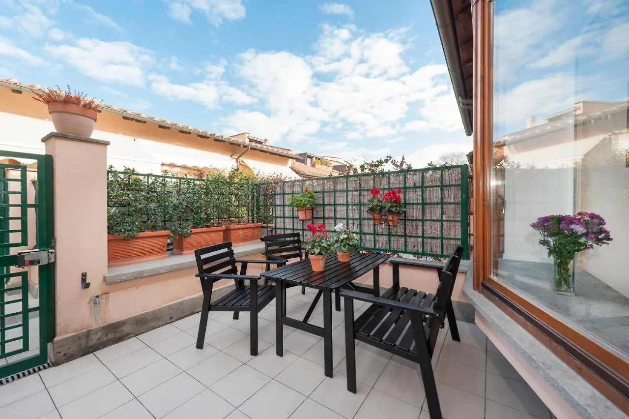 Charming Patio House In San Lorenzo Rome